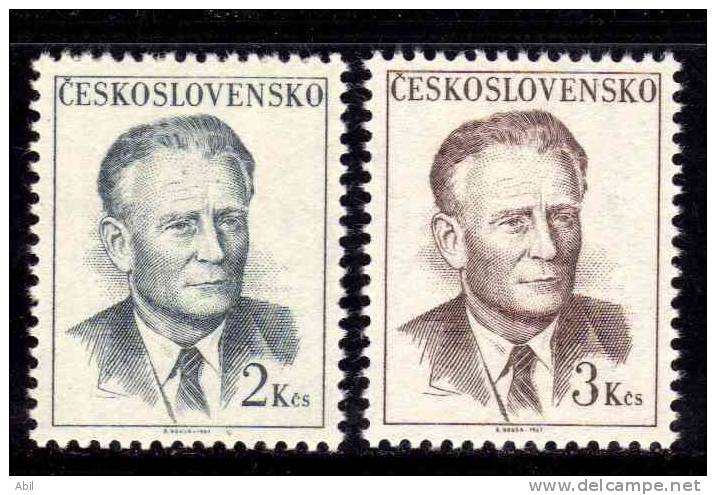 Tchécoslovaquie 1967 N°Y.T. : 1606 Et 1607** - Nuovi