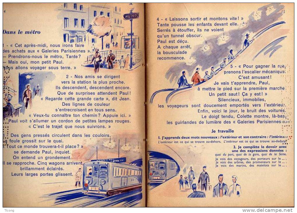 PARIS NOTRE BEAU PARIS - PICARD ET JUGHON - ILLUSTRATIONS DE JP MAURIN - 1ERE EDITION ARMAND COLIN 1955 - 6-12 Years Old