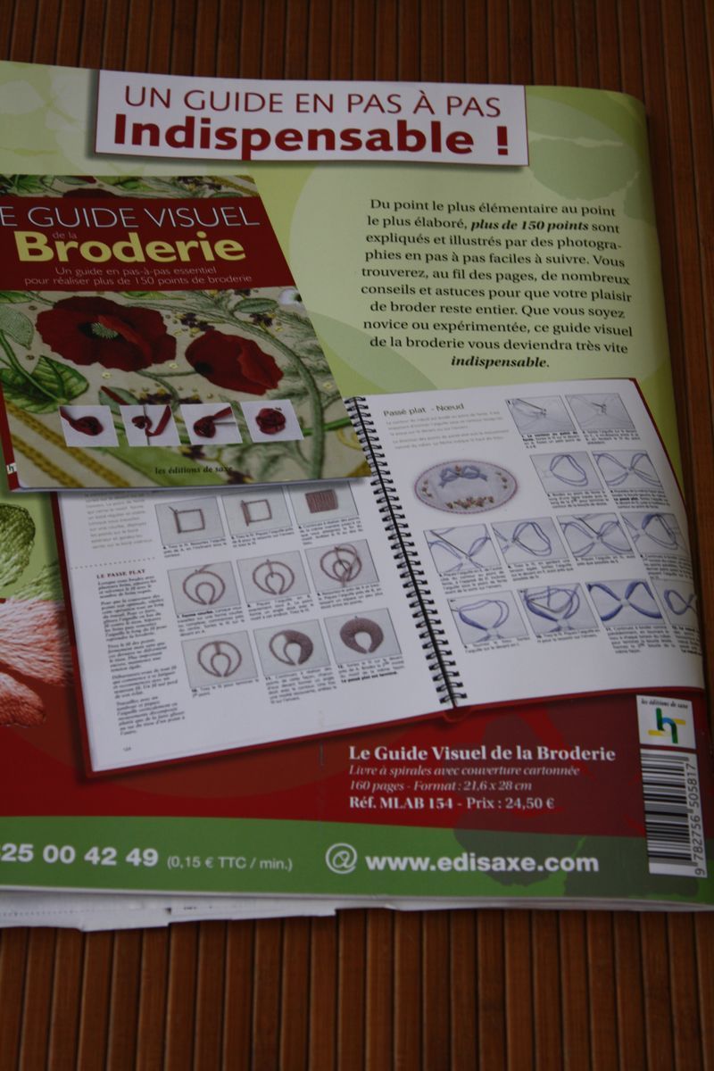 Revue : LOISIRS CREATIFS  POINT DE CROIX & Autres Modéles --Patrons - Broderie -Ouvrages   Revue  Récente - Punto Croce