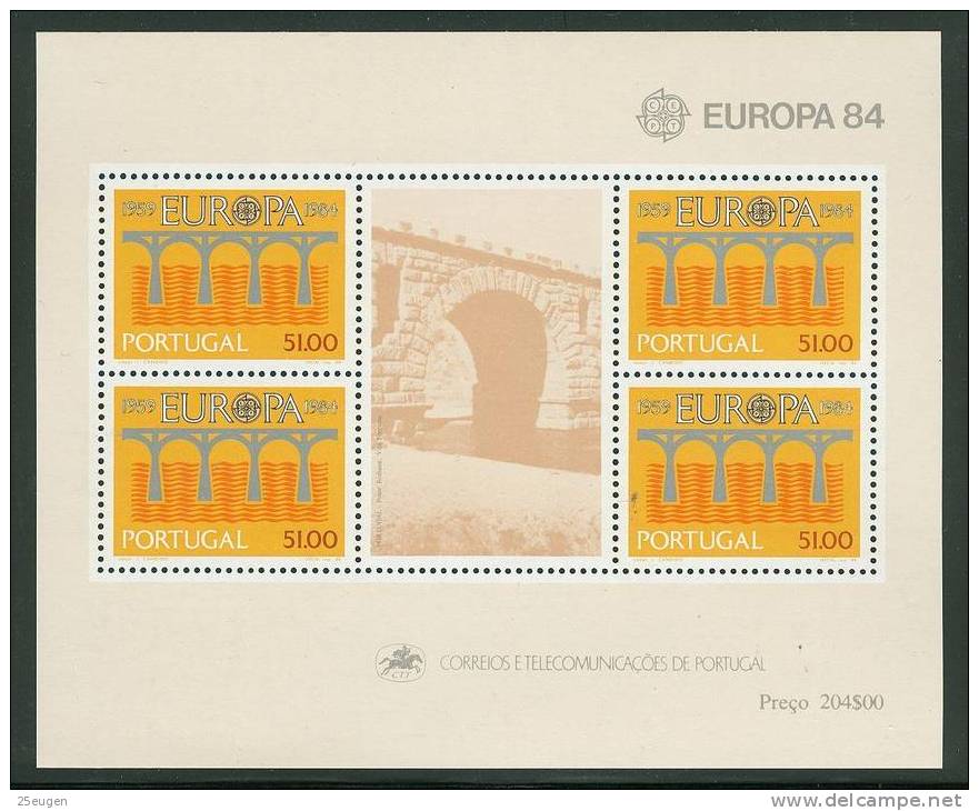 PORTUGAL 1984 EUROPA CEPT MS MNH - 1984