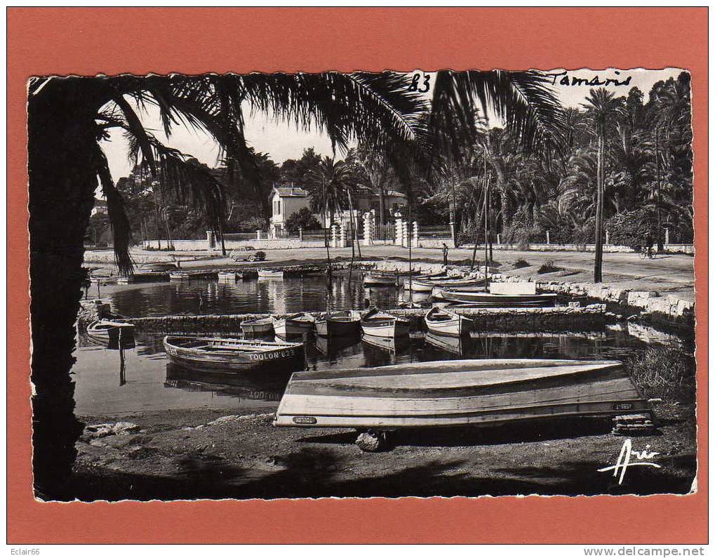83   Tamaris - Le Port Du Manteau - Barques -CPSM    Dentellée Année 1956 - Tamaris