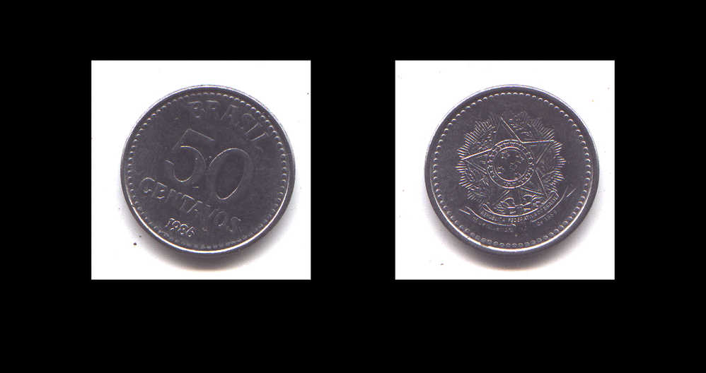 50 CENTAVOS 1986 - Brasilien