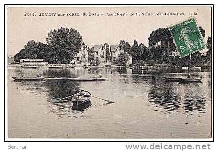 91 JUVISY SUR ORGE - Bords De La Seine Vers Gibraltar - Juvisy-sur-Orge