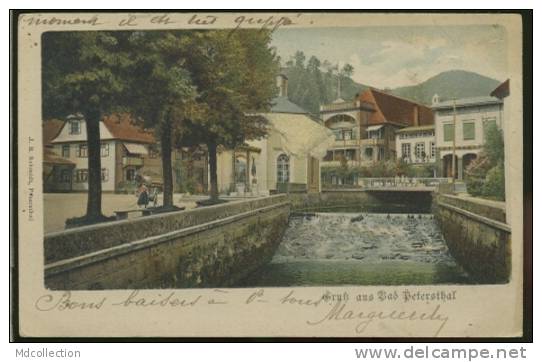 ALLEMAGNE BAD PETERSTAL / Gruss Aus Bad Persthal / CARTE COULEUR - Bad Peterstal-Griesbach