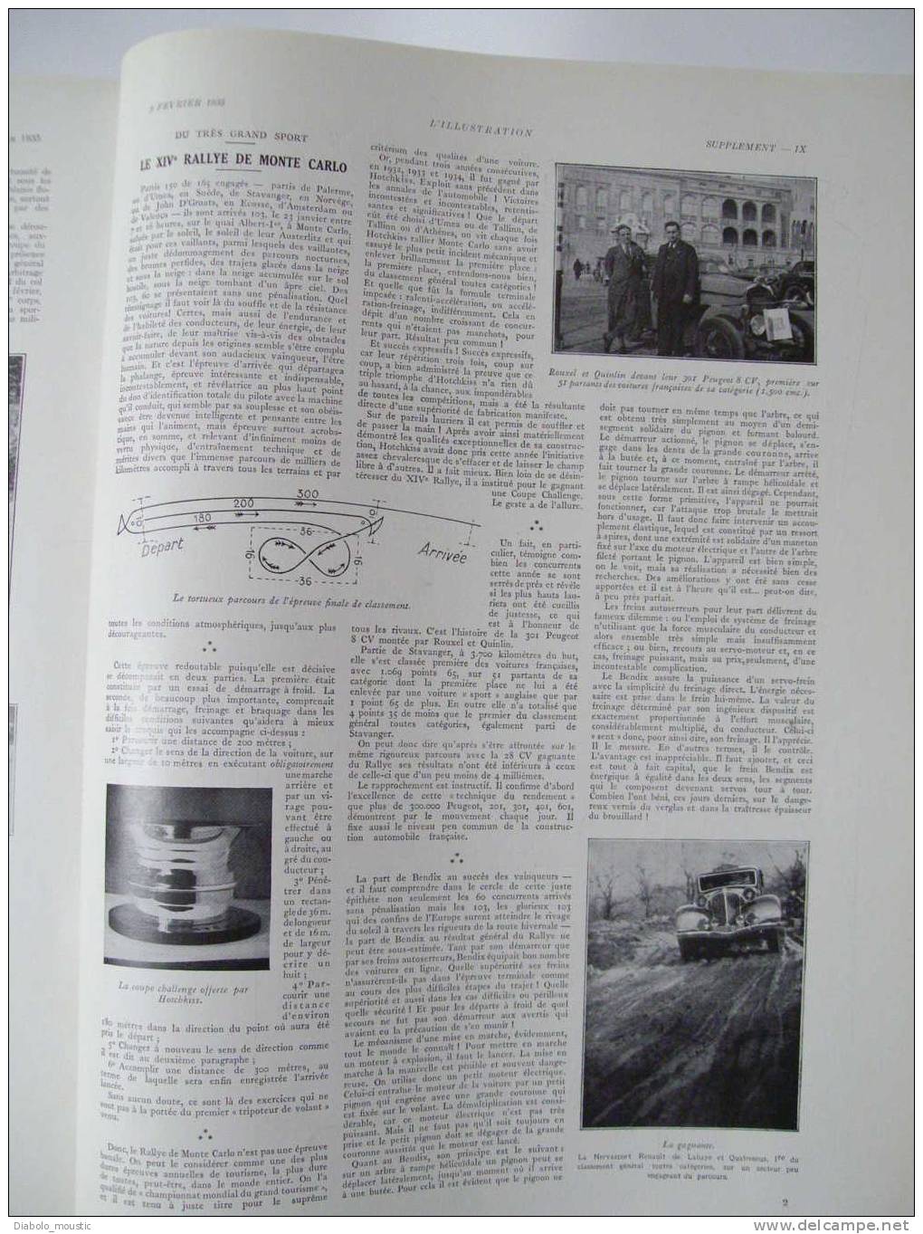 9 février 1935 : HITLER ;Héroïque torpillage par nos marins (Duboc,Boijeolle, Miguet, Lemeur , Rochedreux); Washington