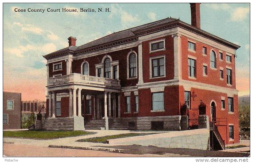 Berlin New Hampshire - Coos County Court House - Palais De Justice - Neuve - 2 Scans - Andere & Zonder Classificatie