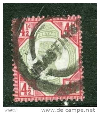 1887 Great Britain 4 1/2p Queen Victoria #117 - Gebruikt