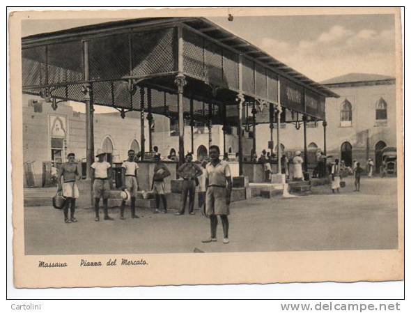 Massaua Asmara  Markt Plaats Place Du Marché Piazza Del Mercato Nu Ethiopie - Eritrea