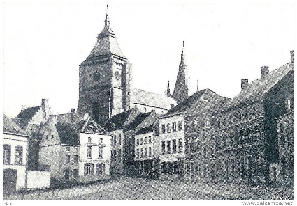 PLACE GUILLAUME = SOIGNIES Non Circulée - Dos Non Divisé - ARCHITECTURE EGLISE Ed VED 1101 - Soignies