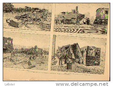 "La Catastrophe D´APPILLY, Ligne PARIS-COLOGNE"  In "Le Pays Wallon Illustré" N° 38 Du  23/09/1894 - Ferrocarril