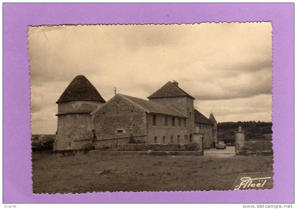 89  Montreal Chateau Monthelon XIIeSiécle   Vue Interieure Animée   Cour Colombier  CPSM  Dentellée Année1959 - Montreal