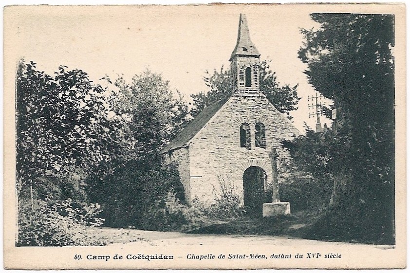 56 - Camp De Coëtquidan - Chapelle De Saint-Méen, Datant Du XVIe Siècle - éd. Gouin, Clichés "Gabriel" N° 40 - Guer Coetquidan