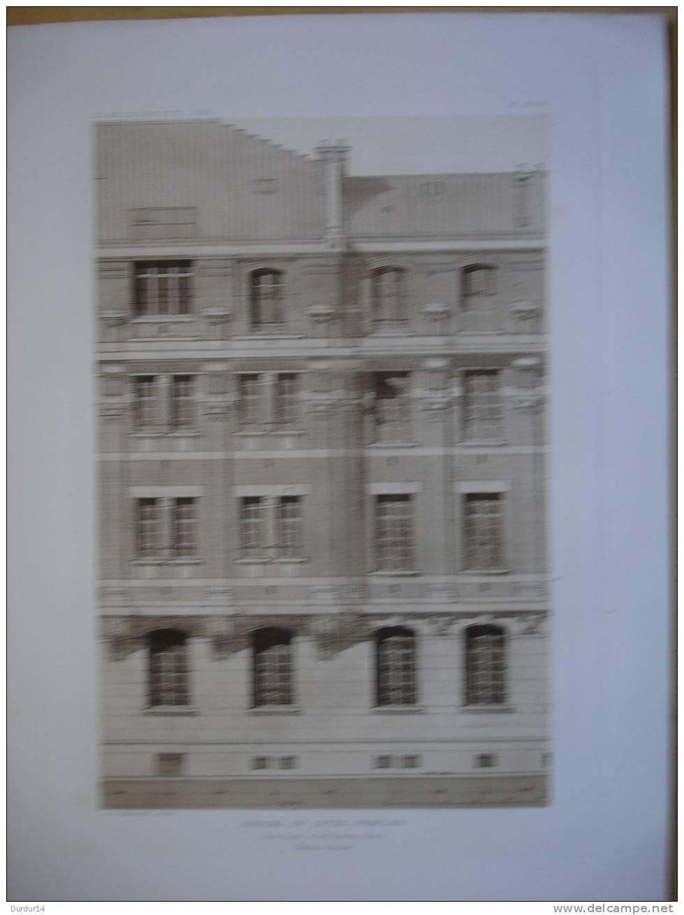 L´Architecture  1913  /  PARIS  ANNEXE DU LYCÉE FÉNELON Rues Suger Et L´Éperon / Détail De Façade / 6ème Arrondissement - Architectuur