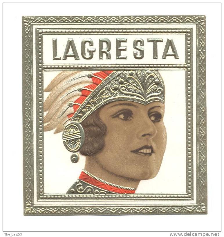 Etiquette  Boite De Cigares  Lagresta      10.6 X 11.6 Cm - Etiketten