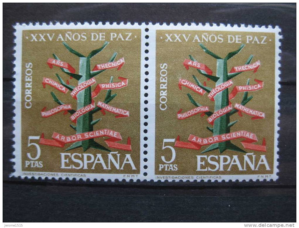 Timbres Espagne : Année De La Paix 1964 - Postfris – Scharnier