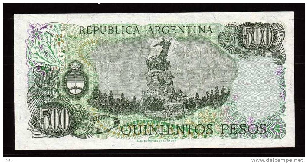 500 PESOS  - NEUF Et NON PLIE ! / MINT - Impeccable ! - Argentina