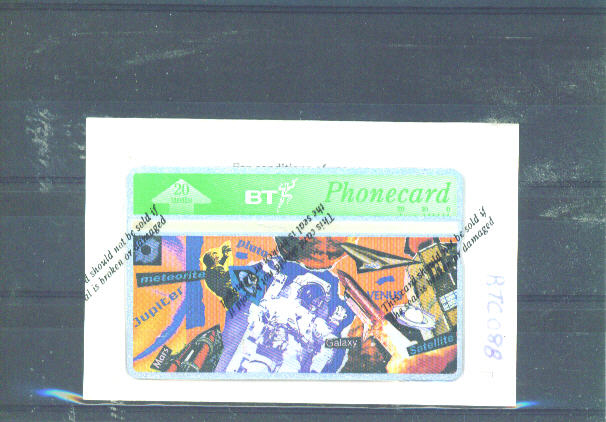 UK - BT Optical Phonecard As Scan/Mint And Sealed - BT Herdenkingsuitgaven