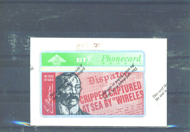 UK - BT Optical Phonecard As Scan/Mint And Sealed - BT Souvenir