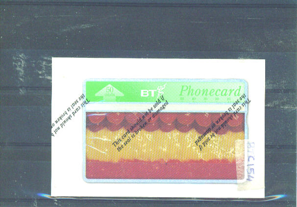 UK - BT Optical Phonecard As Scan/Mint And Sealed - BT Souvenir