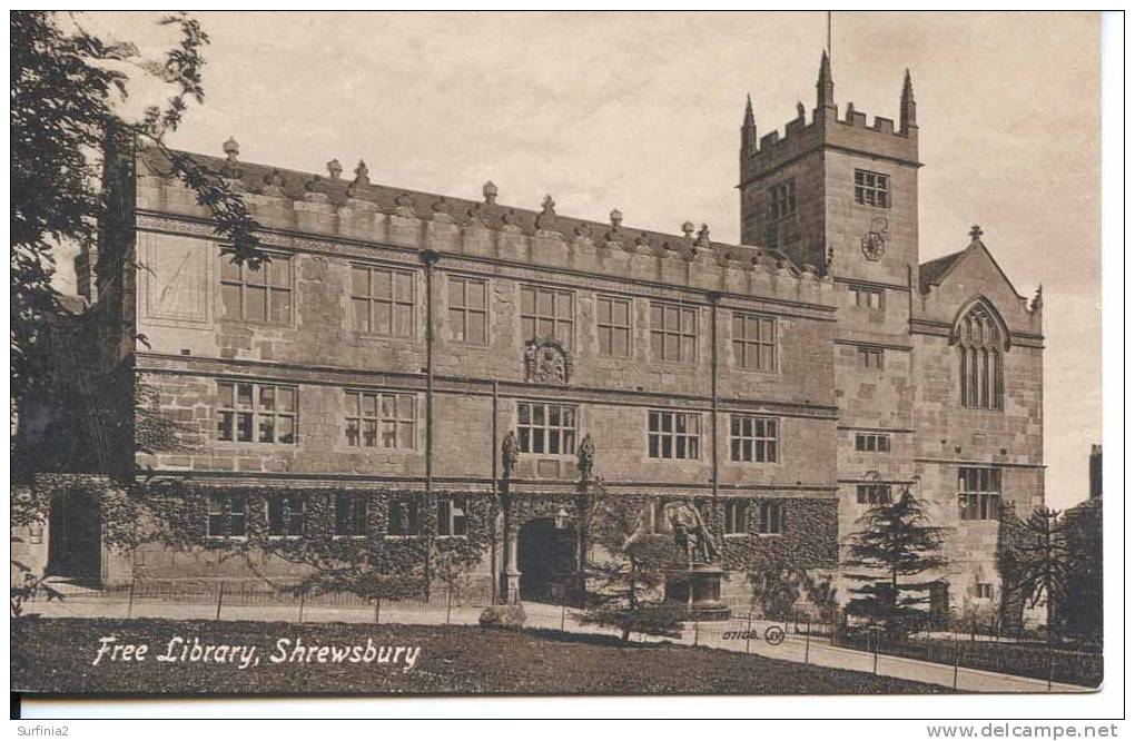 SHROPS - SHREWSBURY - FREE LIBRARY  Sh117 - Shropshire