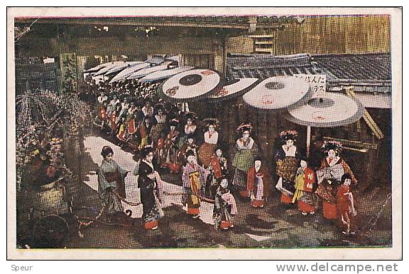 Procession Of Costumed Women - Kyoto