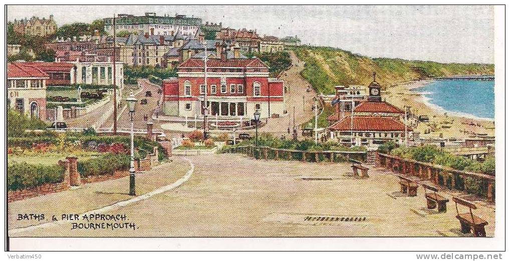 BATHS & PIER APPROACH  BOURNEMOUTH..1955 - Bournemouth (a Partire Dal 1972)