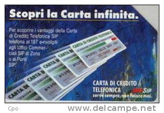 # ITALY 121 Carta Infinita 31.12.93 Pikappa 10000    Tres Bon Etat - Publiques Figurées Ordinaires