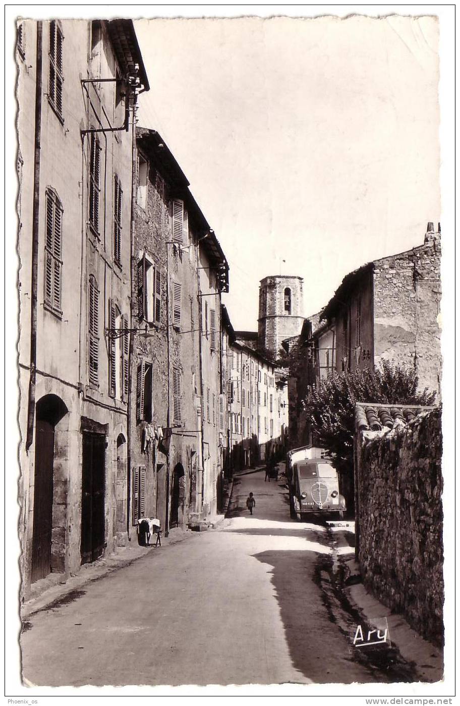 FRANCE - Lorgues, Rue De La Bourgade, Truck - Lorgues