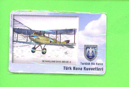TURKEY - Chip Phonecard/Aircraft As Scan ( Any Ref. Nos. Are On Protective Sleeve Not Card) - Airplanes