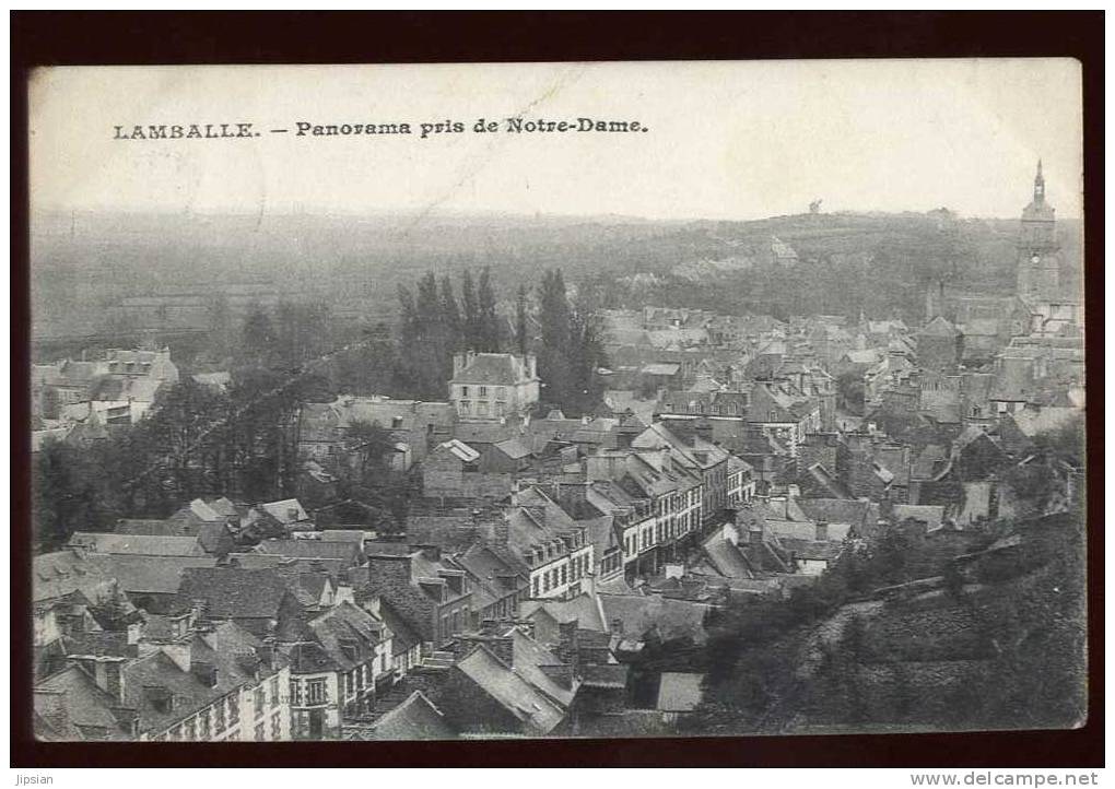 Cpa Du 22 Lamballe  Panorama Pris De Notre Dame   GP2 - Lamballe