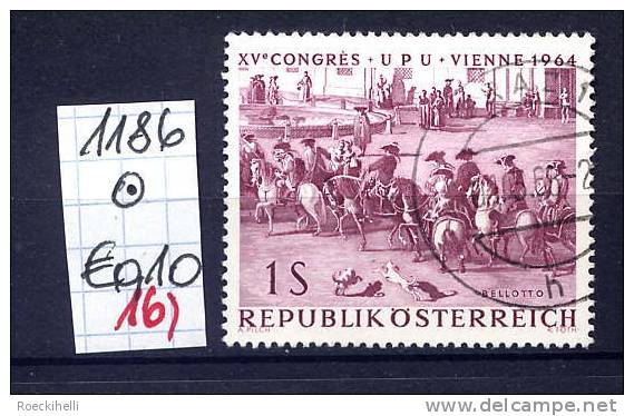 15.6.1964  -  SM A. Satz  "XV. Weltpostkongreß (UPU) Wien 1964"  -  O  Gestempelt  -  Siehe Scan  (1186o 16) - Used Stamps