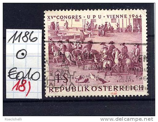 15.6.1964  -  SM A. Satz  "XV. Weltpostkongreß (UPU) Wien 1964" - O  Gestempelt  -  Siehe Scan  (1186o 18) - Used Stamps