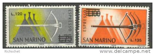 Saint-Marin - Express 25 à 29 ** - Express Letter Stamps