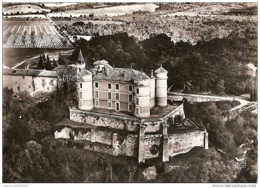 Greoulx Les Bains ( Alpes De Haute Provence ) Le Chateau De Rousset Vue Aérienne Ed Lapie - Gréoux-les-Bains