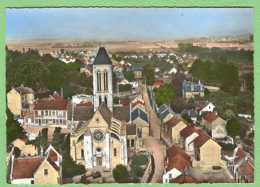 95 CHAPAGNE-sur-OISE - L'église (en Avion Au-dessus De ...) - Champagne Sur Oise