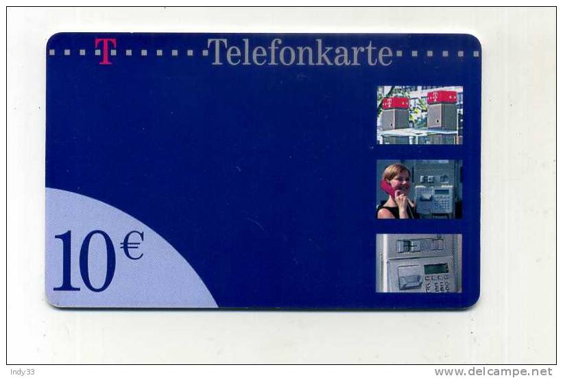 TELECARTE ALLEMAGNE . PUB. TELEKOM 2008 - A + AD-Series : D. Telekom AG Advertisement