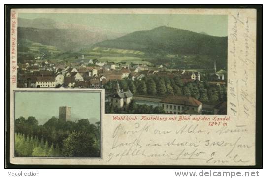 ALLEMAGNE WALDKIRCH / Waldkich Kastelburg Mit Blick Auf Den Xandel / CARTE COULEUR - Waldkirch