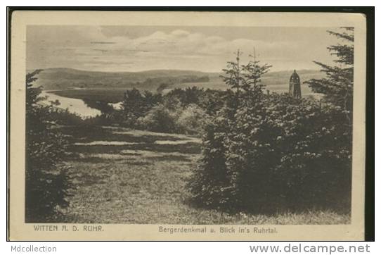 ALLEMAGNE WITTEN / Bergerdenkmal U. Blick In's Ruhrtal / - Witten