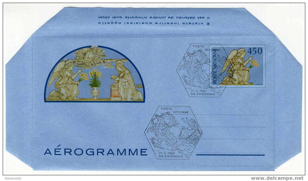 Vaticano - Aerogramma Andrea Della Robbia - Used Stamps