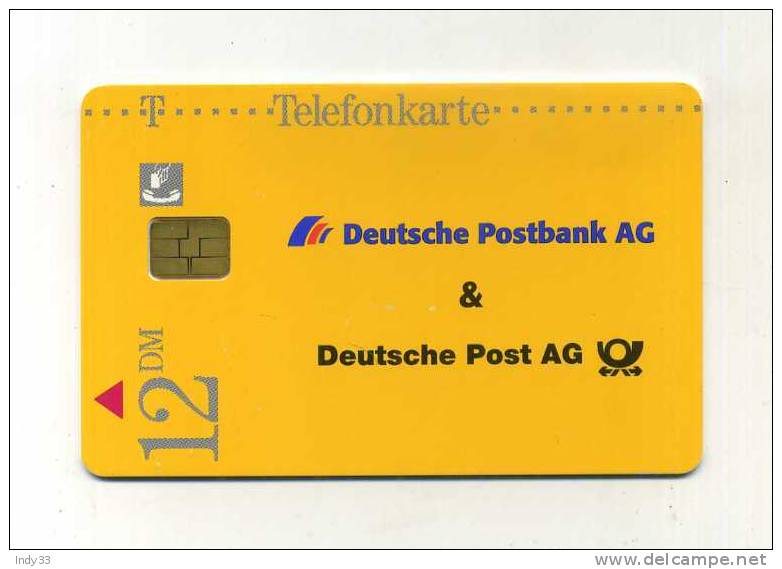 - TELECARTE ALLEMAGNE . DEUTSCHE POSTBANK . 1997 - X-Reeksen : Advertenties Van De D. Postreklame