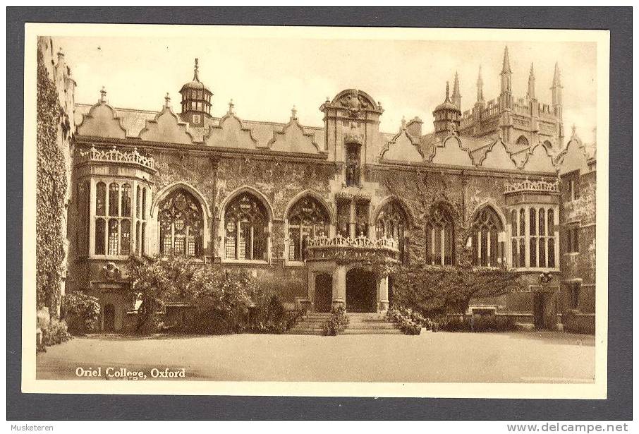 United Kingdom PPC England Oxfordshire Oriel College, Oxford Echt Real Photo Véritable - Oxford