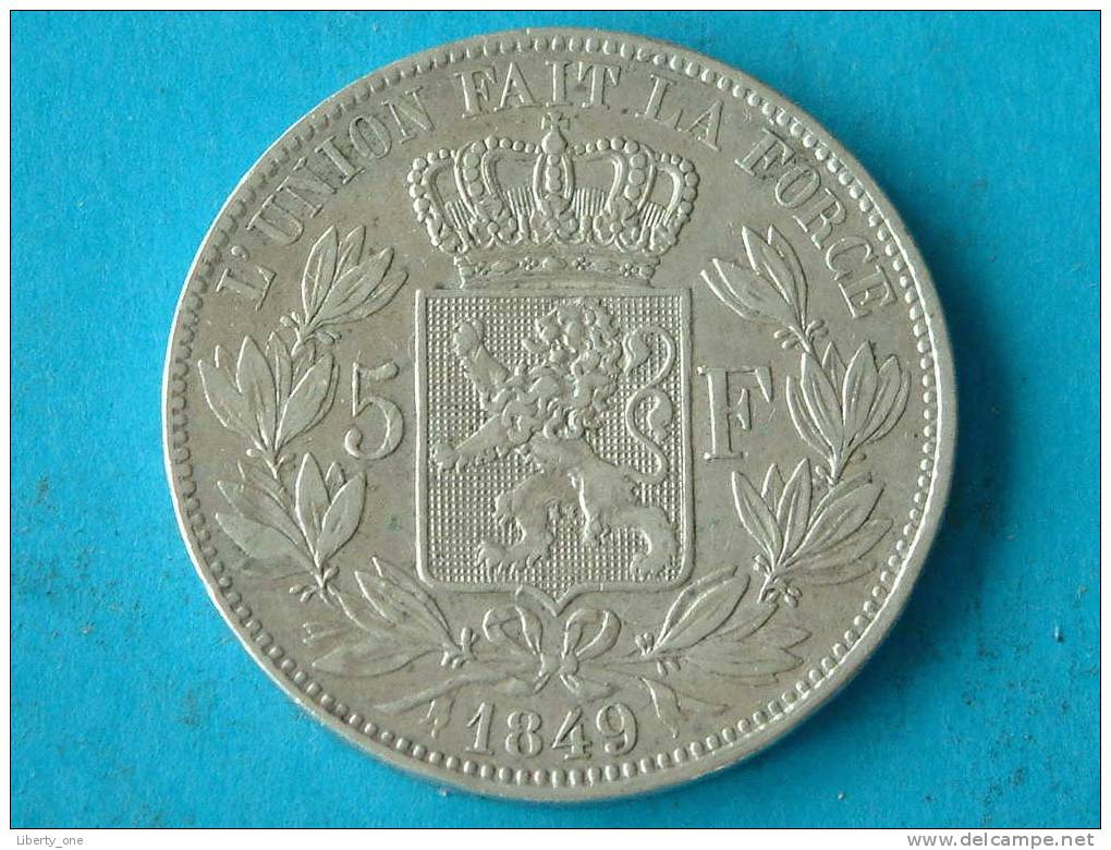 1849 FR - 5 FRANCS ( Morin 39 - For Grade / Please See Photo ) ! - 5 Francs