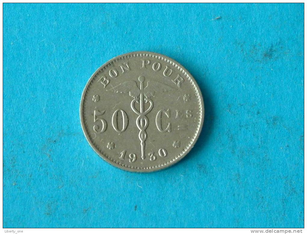 1930 FR - 50 CENTIMES ( Morin 417 - For Grade / Please See Photo ) ! - 50 Cents