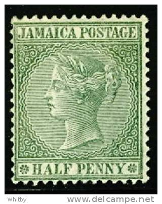 1883 Jamacia 1/2 Penny Queen Victoria #16 - Jamaica (1962-...)