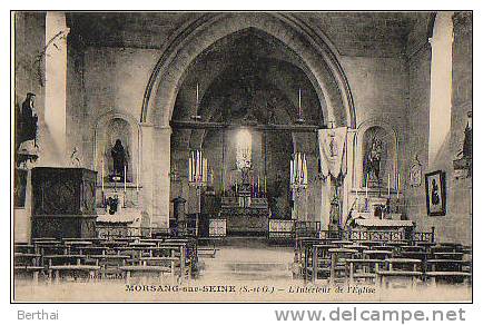 91 MORSANG SUR SEINE - L Interieur De L Eglise - Morsang Sur Orge