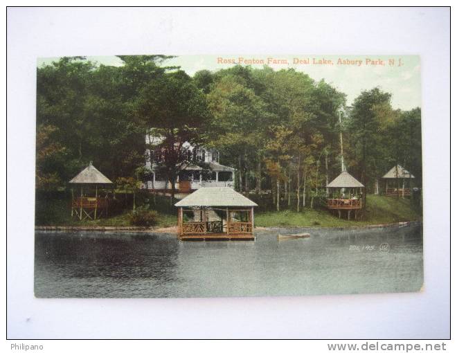 Asbury Park NJ        Ross Fenton Farm Deal Lake  Circa 1907 - Other & Unclassified