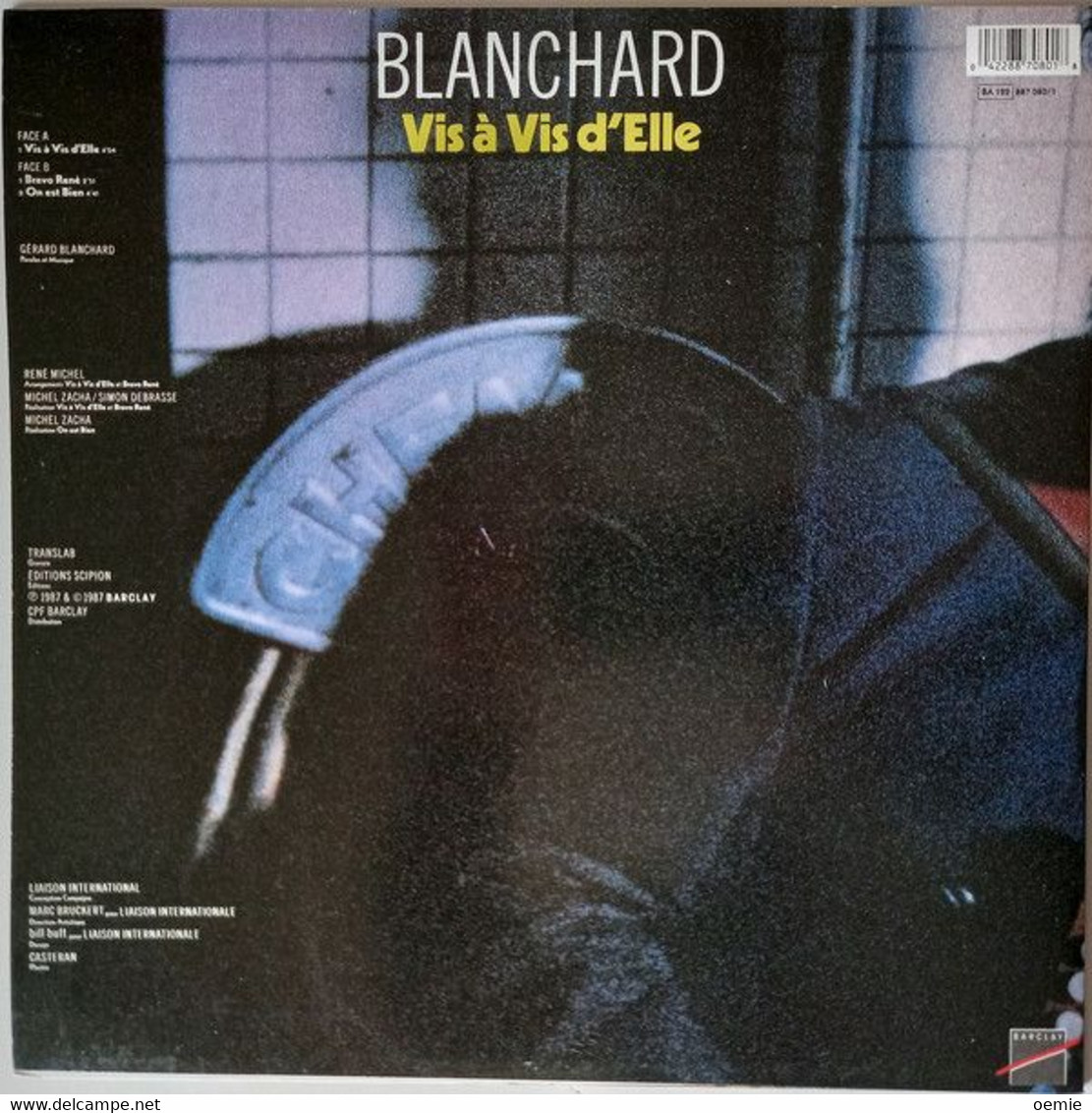 GERARD   BLANCHARD  °° VIS A VIS D' ELLE - 45 T - Maxi-Single