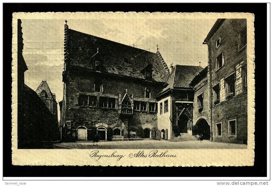Regensburg   Altes Rathaus  -   Ansichtskarte Ca.1913 - Regensburg