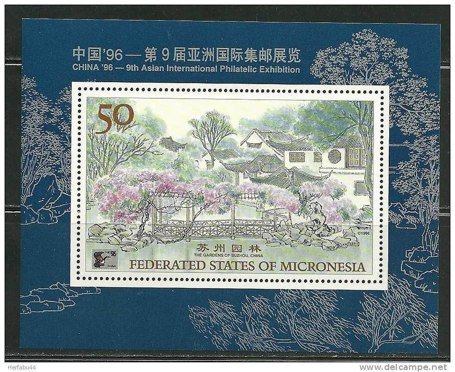 Micronesia    "China ´ 96 Intl. Philatelic Exhibition"    Souvenir Sheet   SC# 242  MNH** - Micronesia