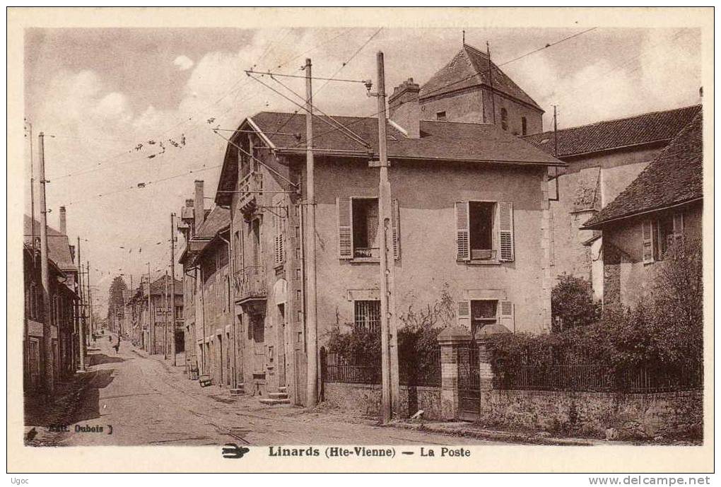 CPA  - 87 - LINARDS - La Poste - 208 - Autres & Non Classés